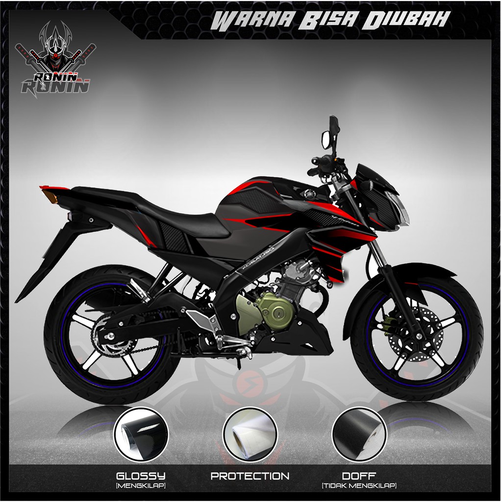 Sticker Decal Vixion Lighting Motif Street Carbon Red