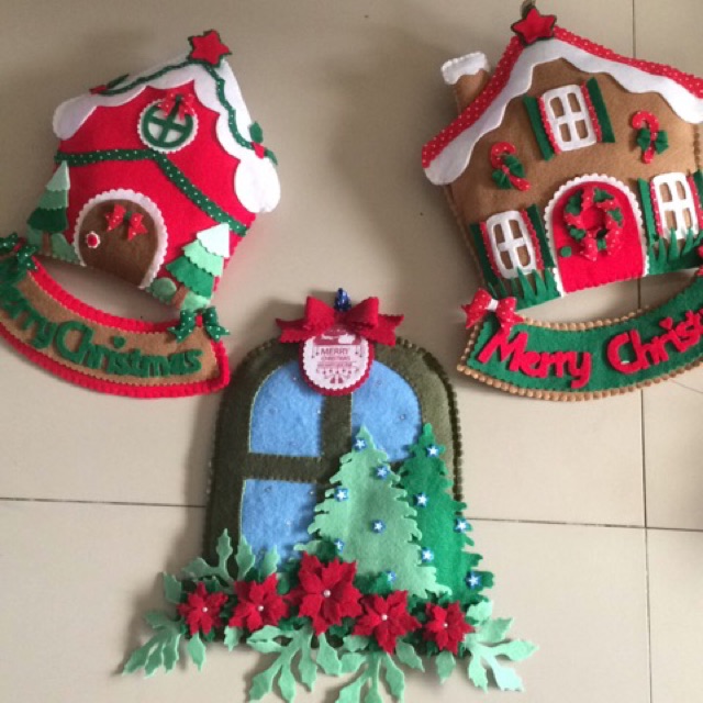 Hiasan pintu/dinding tema natal