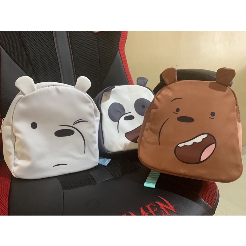 MINISO Backpack - Tas Ransel We Bare Bears (Unisex)