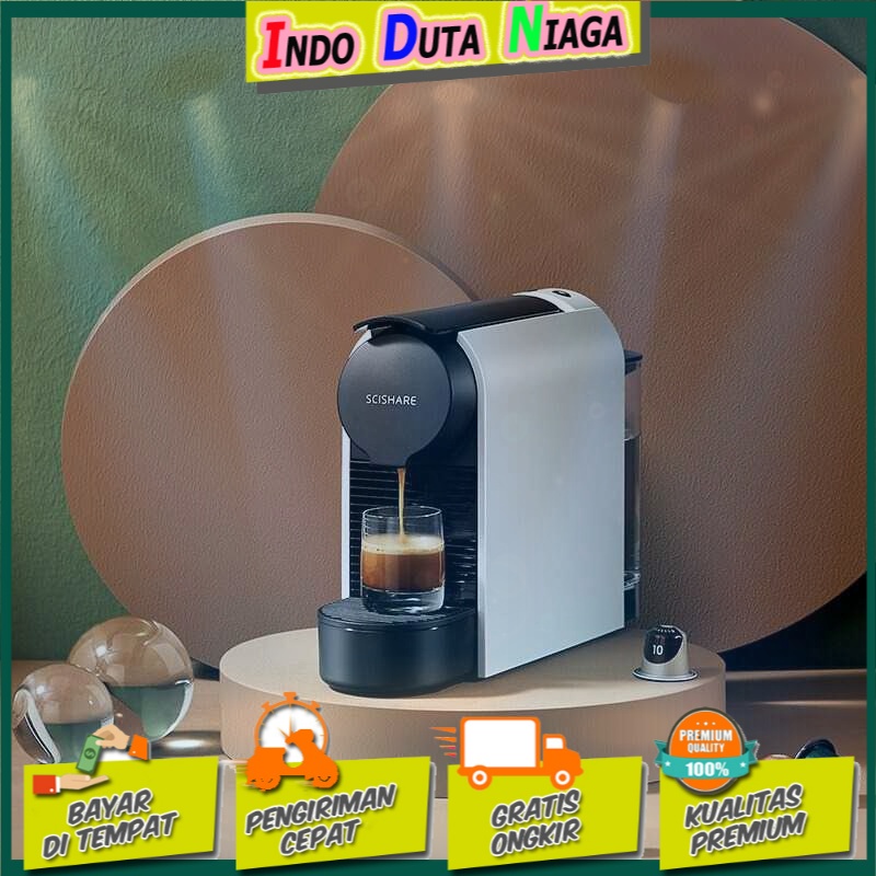 SCISHARE Mesin Kopi Mini Otomatis Coffee Powder Maker 20 Bar - S1104