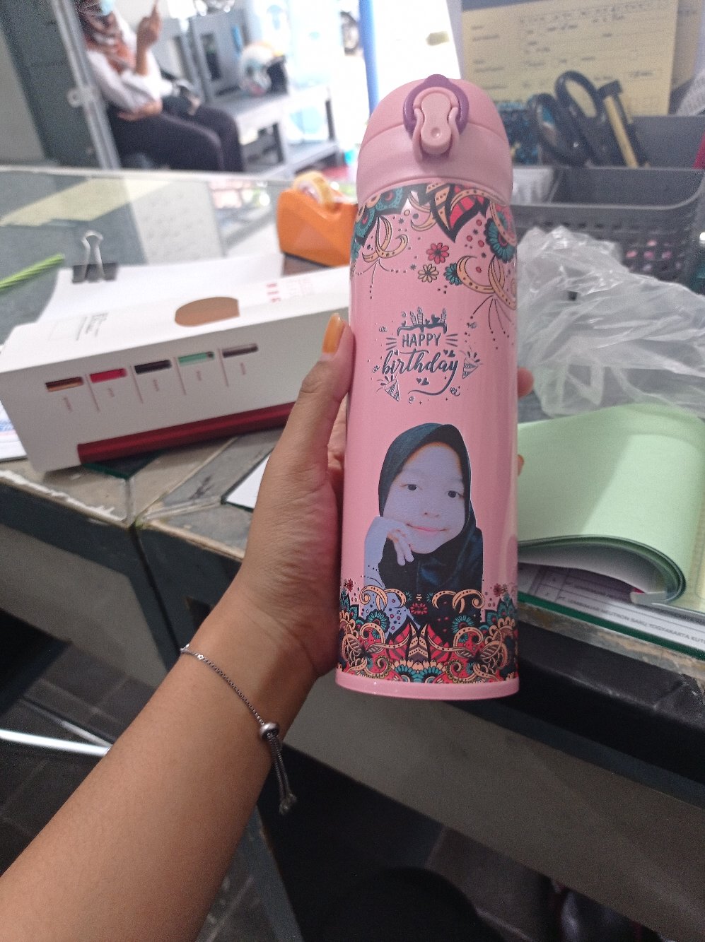 Twin Digital Tumbler Custom Botol Minum Stainless 500ml Print Uv - Niagara Print