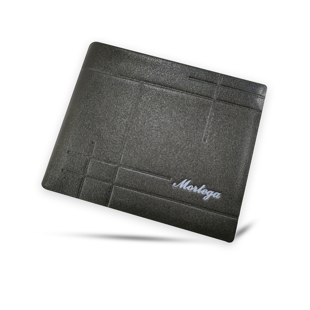 Mortega - Dompet Pria Kulit Sintetis . Dompet Lipat Mortega Leather Wallet