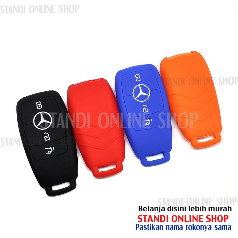 Kondom Kunci Silikon Remote Cover Smartkey New Mercedes Benz Mercy