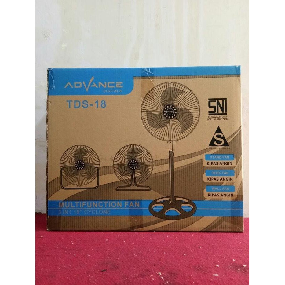 Advance TDS-18 kipas angin multifungsi 3 in 1 tornado fan tds18