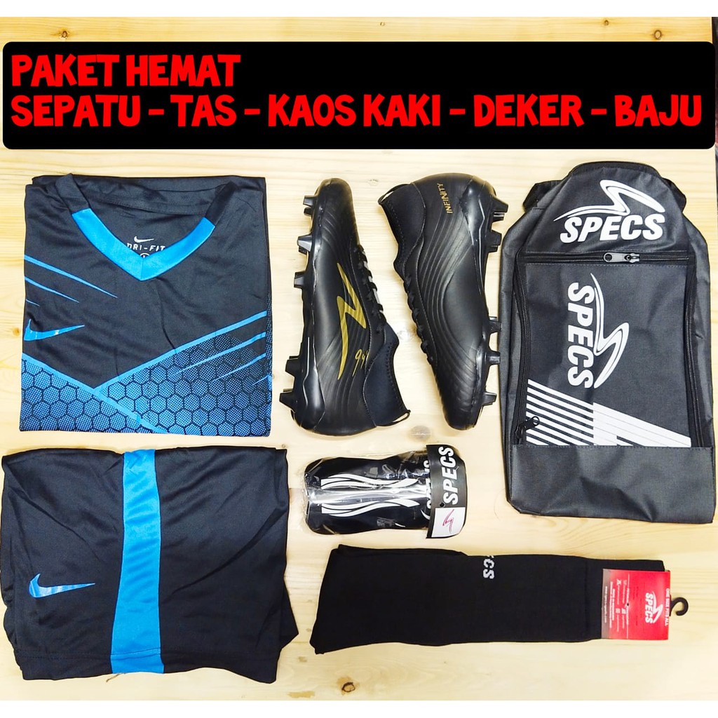 SEPATU BOLA SPECS INFINITY BOOT PAKET HEMAT KOMPLIT-2