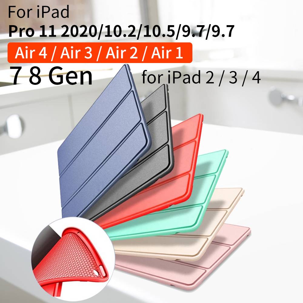 Case Untuk Ipad Air 2 Air 4 10.2 Pro 11 2020 2 3 4 7th 8th Generation Air 3 10.5 Mini 4 5 Capa