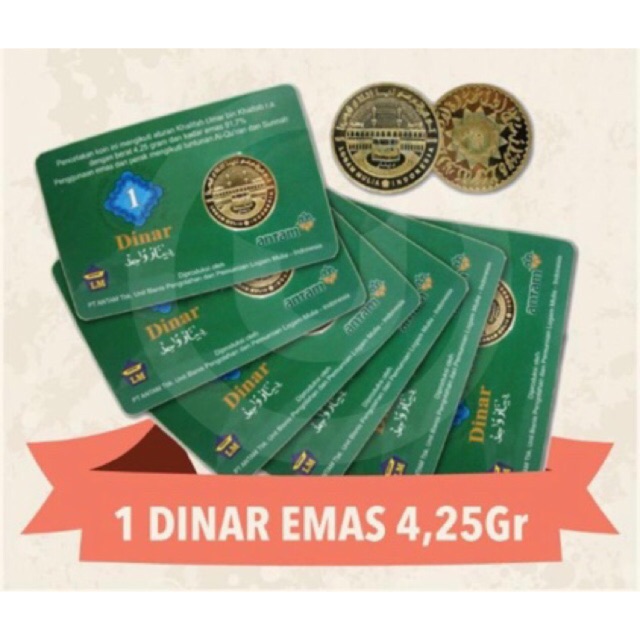UMB - Usaha Mencari Berkah - 1 Dinar Emas Antam 4.25 gram Kadar Emas 91.7 Persen  - Terima Buy Back