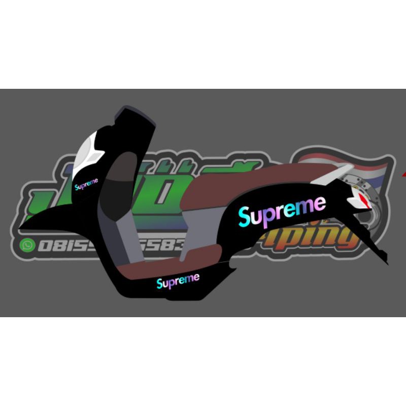 STICKER CUTTING/CUTTING STICKER SCOOPY NEW HOLOGRAM SUPREME