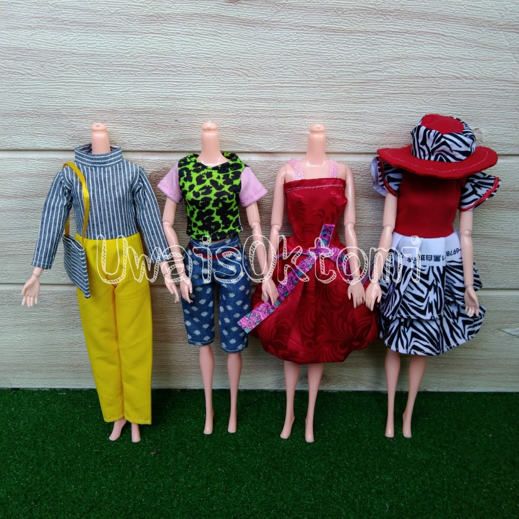 Baju Barbi Lengkap Murah Baju Barbi Cantik Baju Berbi Casual Baju Berbi Gaun Baju Berbi muslim Murah