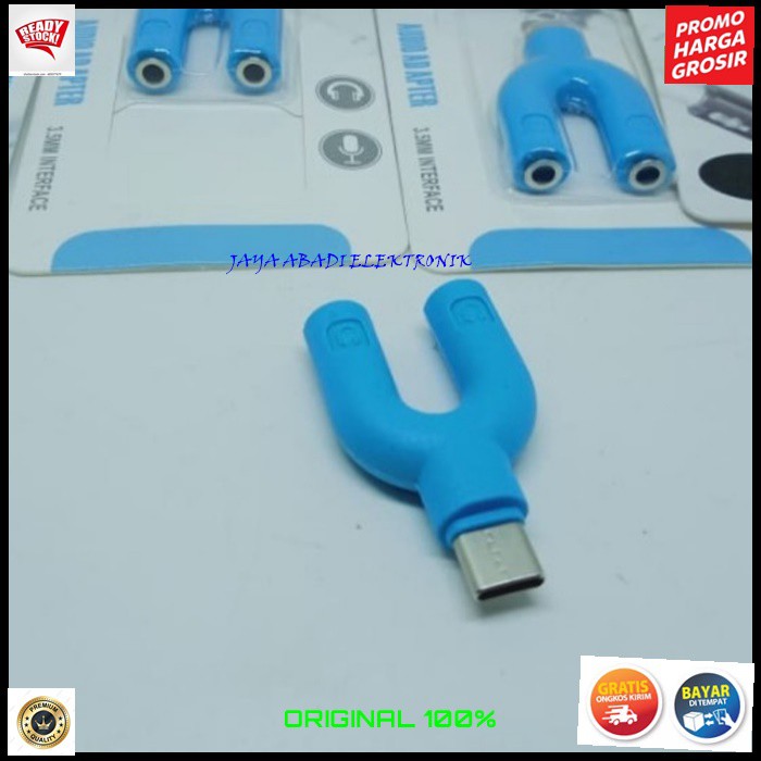 J392 JEK JACK AUDIO TYPE C TIPE HP HANDPHONE SPLITTER KONEKTOR CONVERTER SPLITER AUX MIC 3.5MM AUDIO MICROPHONE MULTI UNIVERSAL SHAPE U MALE FEMALE HEADSET 2IN1 LAPTOP KOMPUTER J392  kabel audio spliter 2 in 1 konektor converter splitter aux mic mik 3.5 m