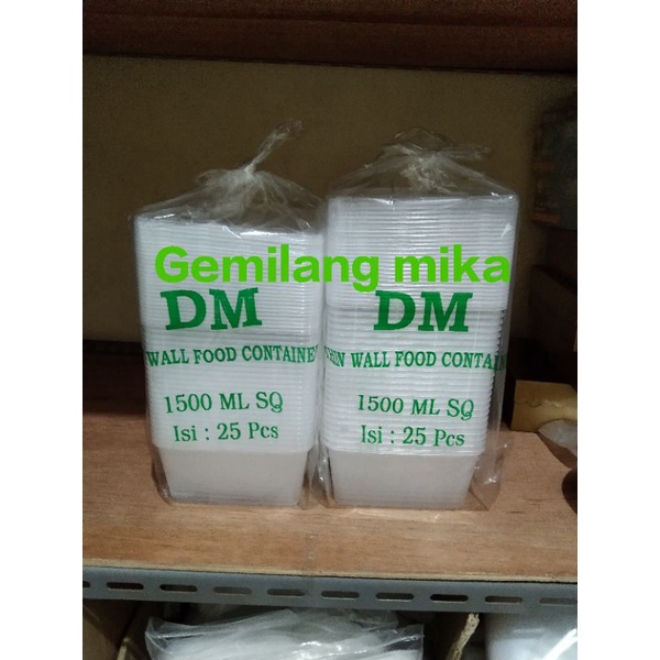 thinwall DM 1500ml isi 25 set