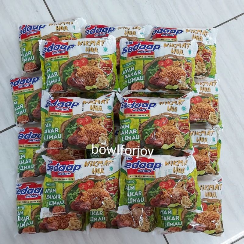 

MIE SEDAAP GORENG AYAM GORENG LIMAU