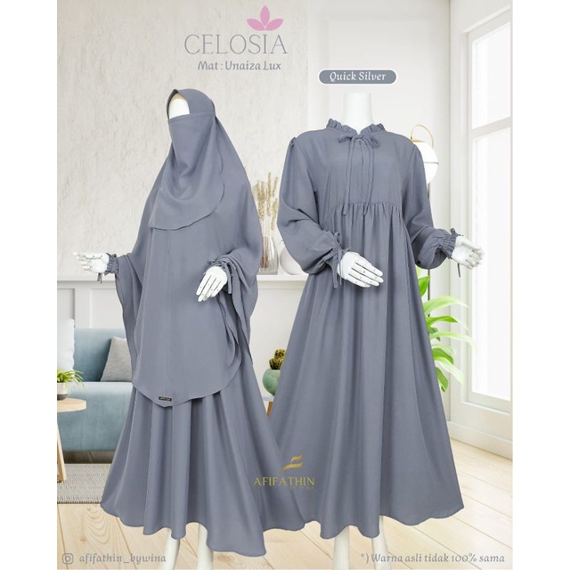 Gamis Set Celocia Afifatin by wina