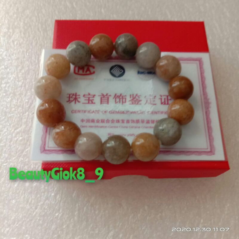 12mm...GELANG GIOK HONGKONG ASLI