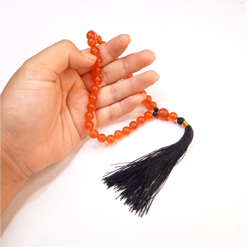 Tasbih Muslim 33 Batu Red Carnelian