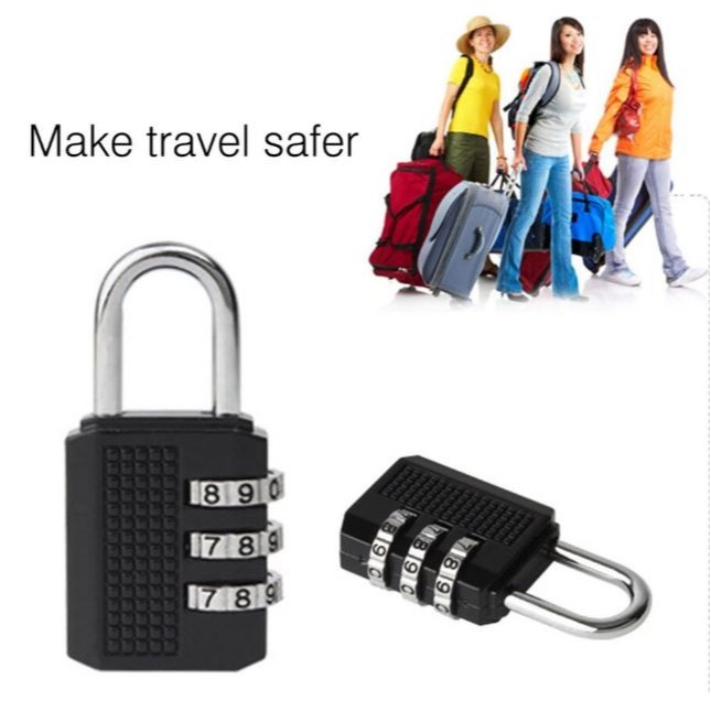 Gembok nomor (pencet)Gembok Sistem Pencet Anti Maling