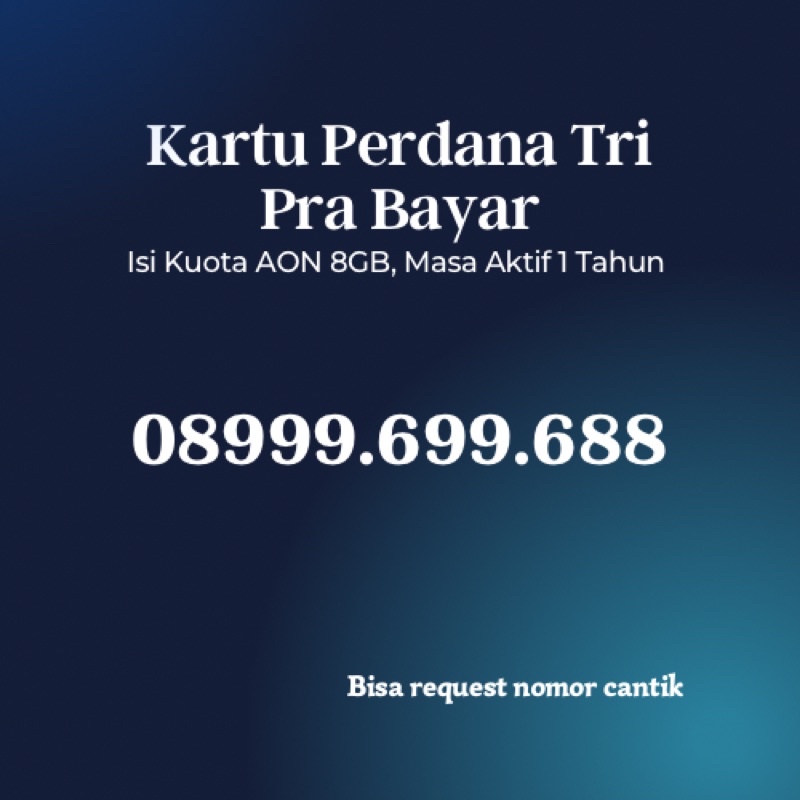 Kartu Perdana TRI Seri TAHUN