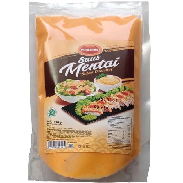 

Saus Mentai 250gr Salad Dressing Prima Agung