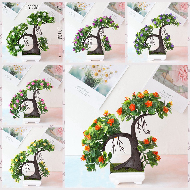 Kunataruma Pot Tanaman Besar Hias Bunga Plastik Artificial Daun Rambat Dekorasi Monstera Kering-5