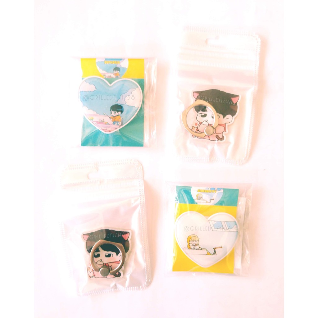 [CEK VARIASI] BTS JIMIN JUNGKOOK JIKOOK KOOKMIN Griptok i-Ring by moovin | BANGTAN Fanart