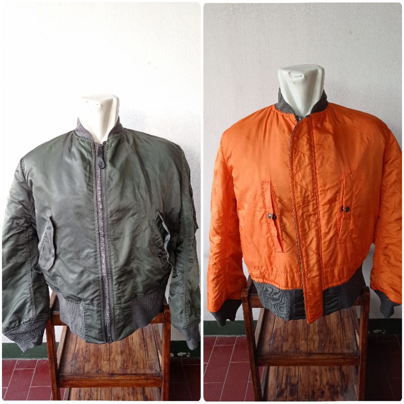 Jaket Bomber Army ALPHA INDUSTRIES MA1 Flighrt Reversible Bomber Jacket