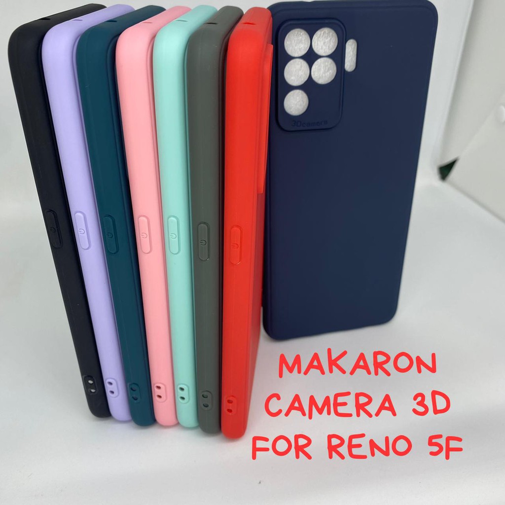 Soft Case oppo reno 5 Pelindung Kamera Bumper Bahan Silikon Tpu Tahan Banting Untuk Oppo Reno 5F new