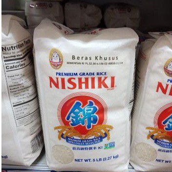 

NISHIKI Premium Grade Rice 2,27kg Beras Jepang Original | Beras Sushi