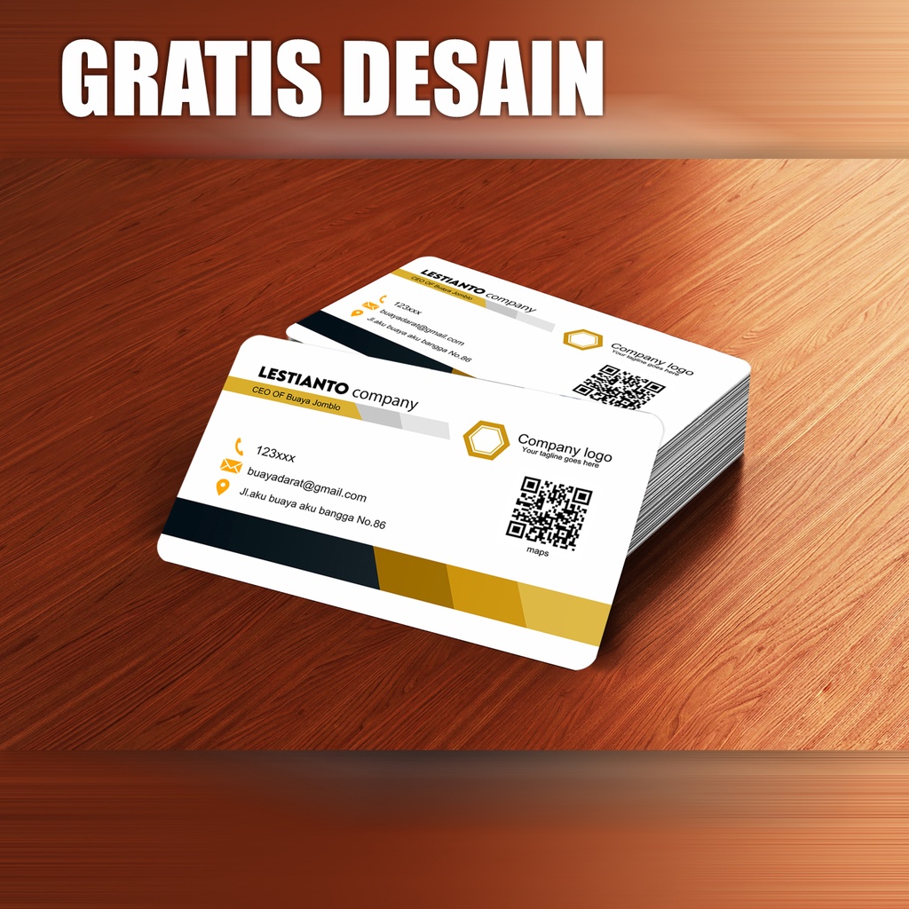 

Cetak Kartu Nama 1 Sisi