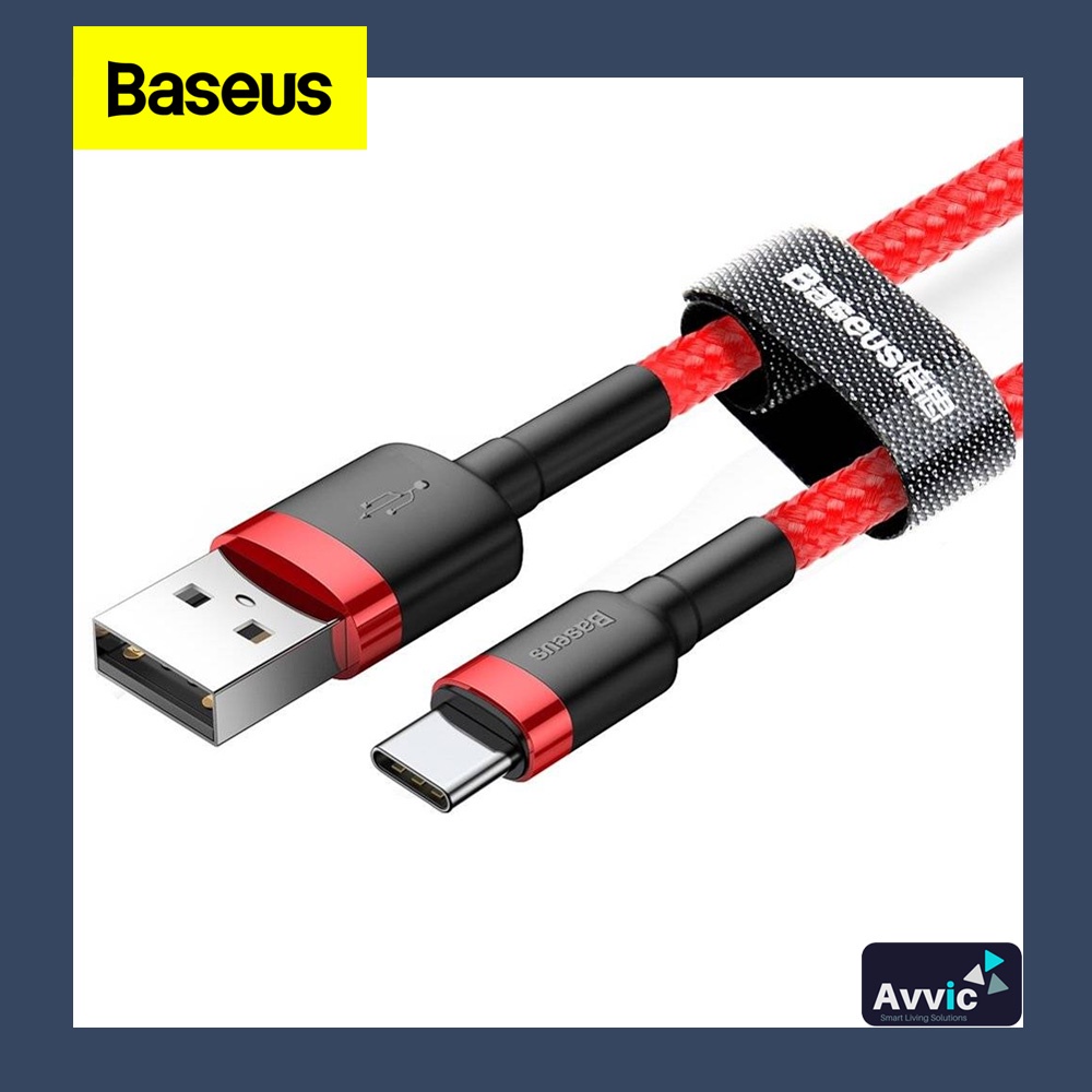 BASEUS Kabel USB to Type C Fast Charge Cafule Cable Charger 2A 2M