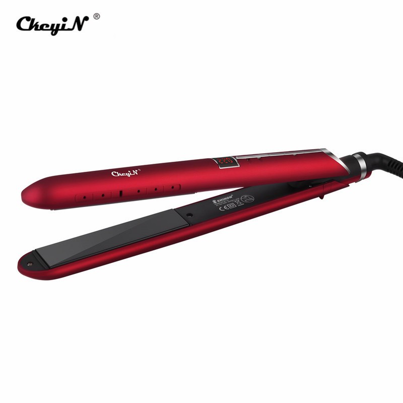 

CkeyiN Pelurus Rambut Listrik Profesional 2 in 1 Rambut Alat Penata Gaya Rambut Dengan Kendali Suhu
