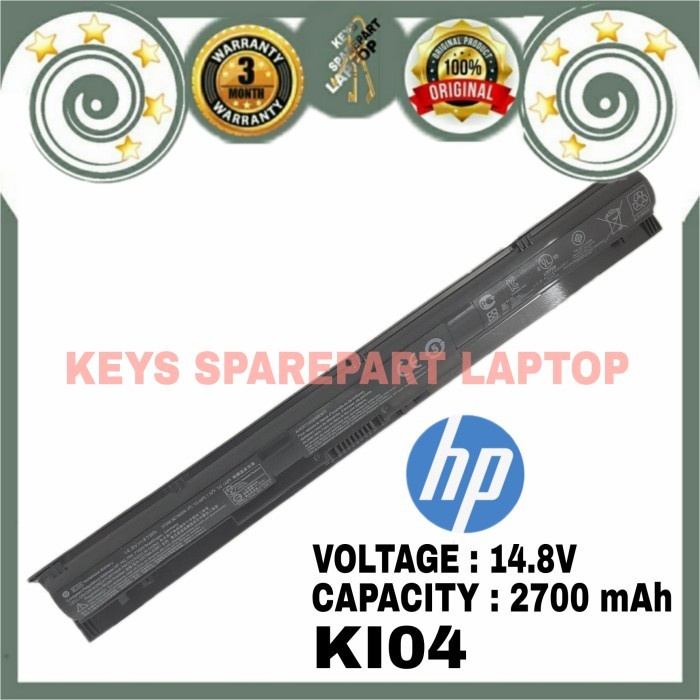 Original Baterai Battery Batre Product Laptop HP KI04 K104 KIO4 K1O4 14-ab000 14-ab099 15 -ab000 -ab09 17-g000 HSTNN -DB6T -LB6T 756480-541 800049-001 14-ab135TX TPN-Q158 TPN-Q15 HSTNN-LB6S HSTNN-LB6R 14-AB 15-AB 15-AG 17-G Pavilion 15 -AB137AX -AK035TX