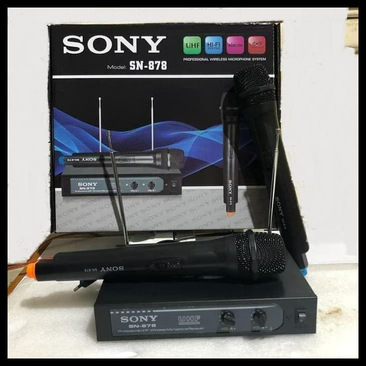 Mic Microphone Wireless Sony Sn878 Sn 878 Wireless Mic Vcl167