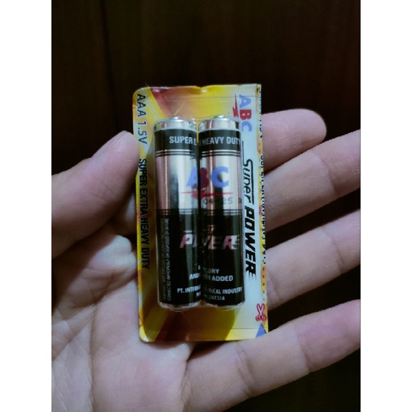 Baterai ABC size AAA isi 2