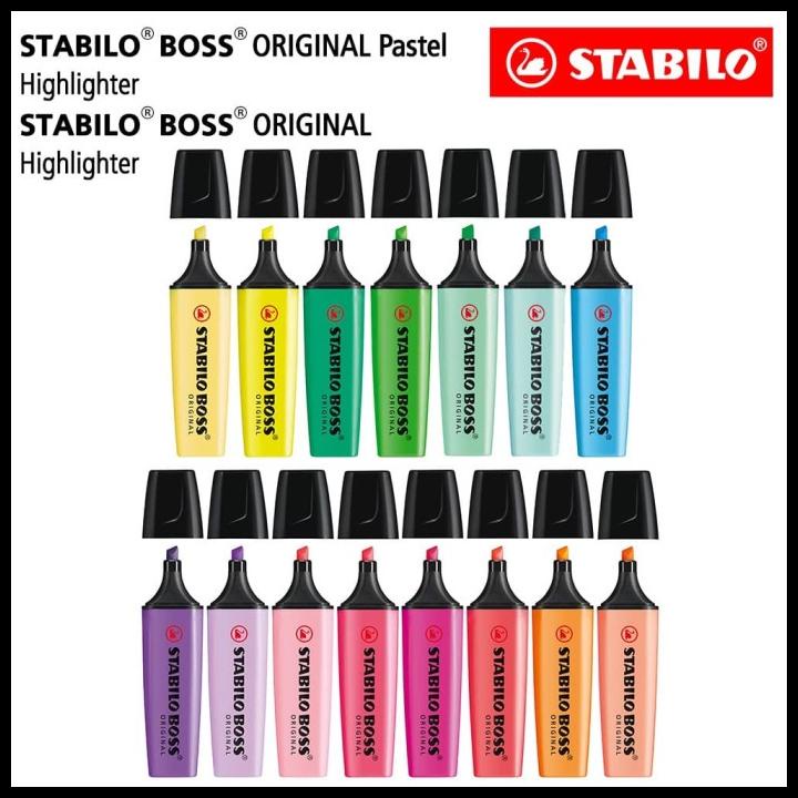 

Vanila | Stabilo Set 15 - All Boss Original Pastel Hemat - Pen Highlighter