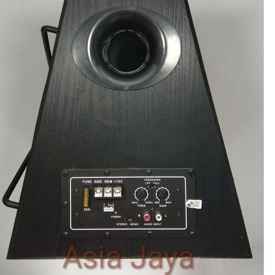 Bagus Banget.. Bassbox Subwoofer Aktif Mobil 10 Inch CARMAN CM 1011 Sub Woofer Active 10in