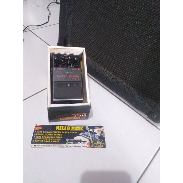 efek gitar Boss Mt2 metalzone sejuta umat not ch1 dd3 dd5 dd7 fullset