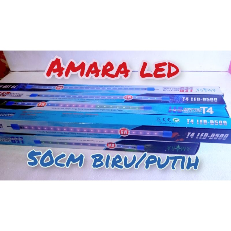 LAMPU AQUARIUM LED AMARA LED / LAMPU CELUP AQUARIUM AMARA LED 20,30,40,50,60cm