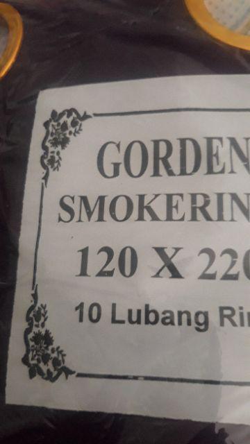 Terlaris Grosir Gorden Smokering Homemade Motif Big Gold Ukuran 120x220cm