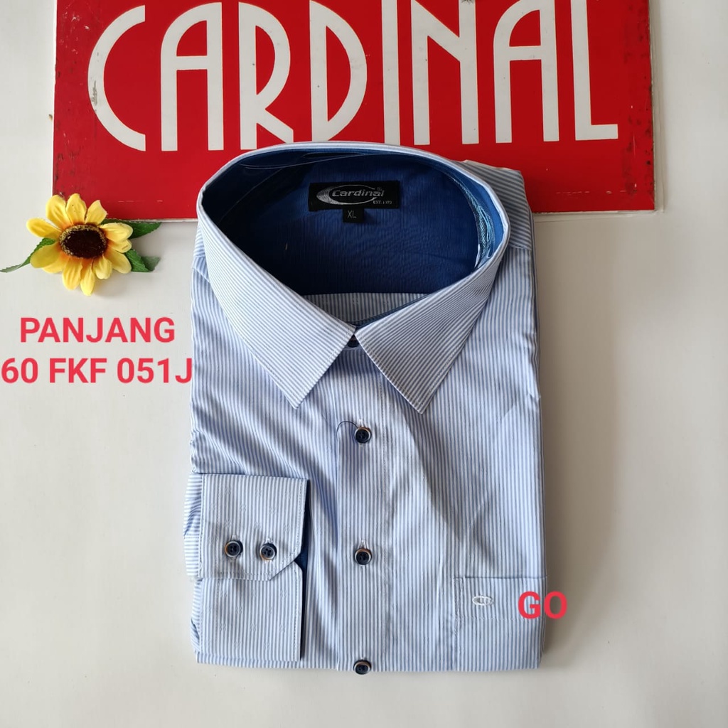 gof XL-2XL F CARDINAL KEMEJA FORMAL PANJANG RegularFit Pakaian Kemeja Kerja Pria Kantor Acara Resmi Pakaian Wisuda Original B6