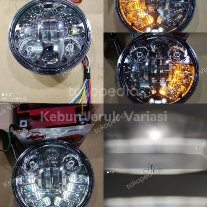 Lampu Daymaker 5.75 Inch Merk MYTH Dus Hitam High 70 watt Low 50 watt bonjer98 Segera Beli