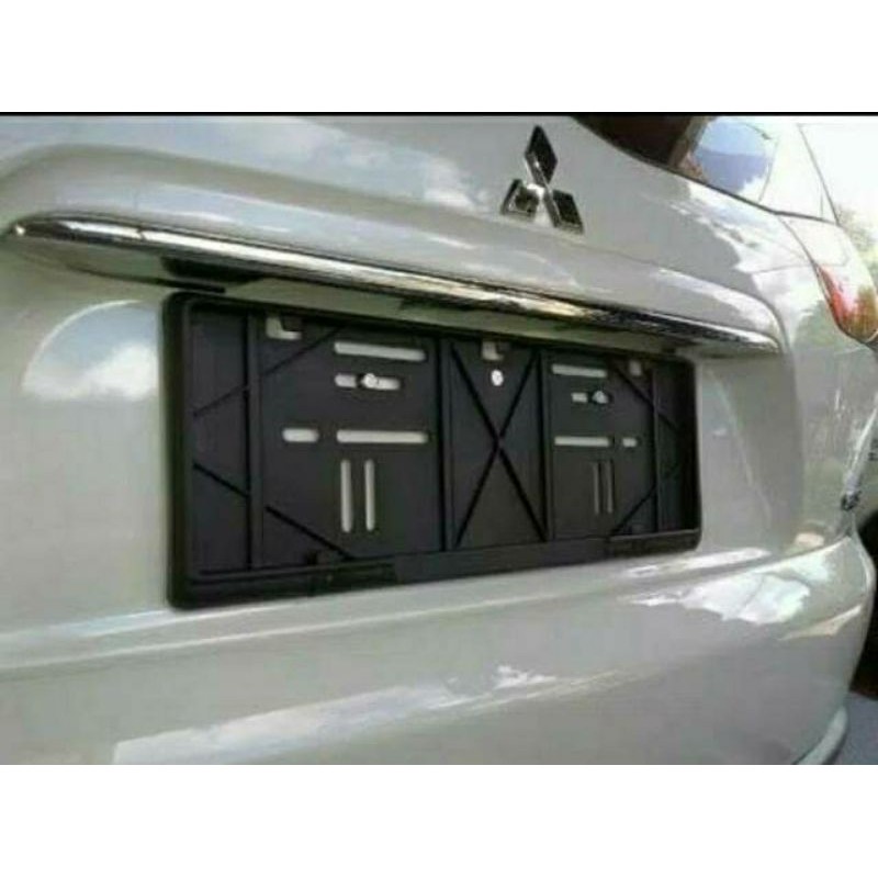 Tempat Plat Nomor Mobil / Cover plat nopol 46cm 1Set (Dpn+belakang)