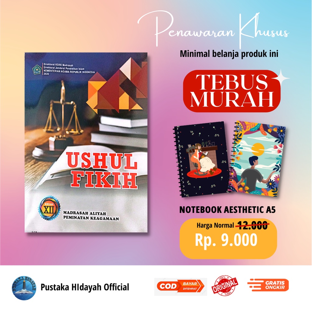 Jual Buku Siswa Ushul Fikih Kelas 12 Peminatan Madrasah Aliyah