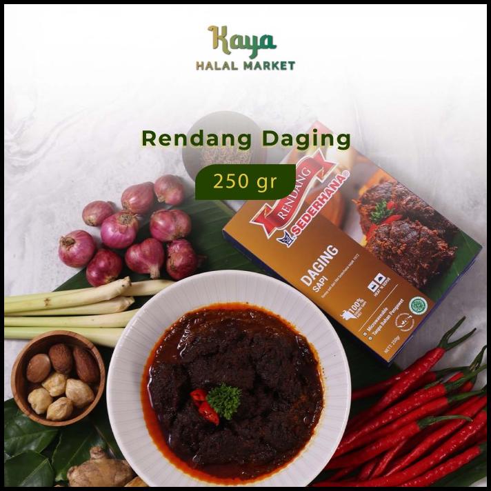 

Rendang Daging Sapi Rendang Sederhana Halal Tanpa Bahan Pengawet