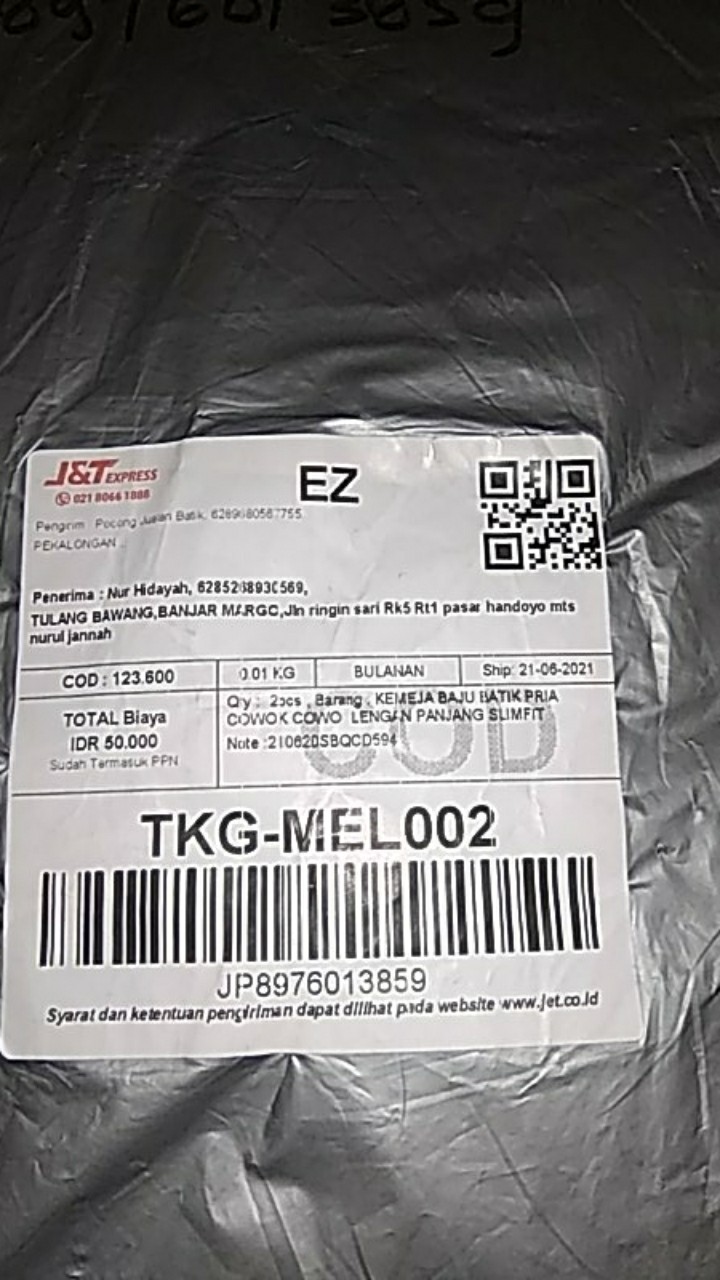 Kemeja Batik Pria Lengan Panjang Baju Batik Modern Kemeja Slimfit Batik Premium