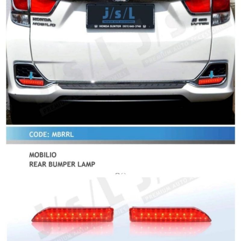 led bumper reflektor mata kucing mobilio jsl