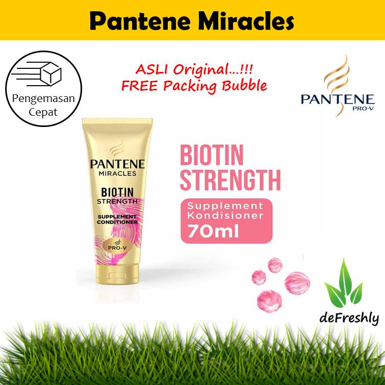 PANTENE Miracles - Biotin Strenght | Collagen Repair | Conditioner | Hair Mask (150ml - 70ml - 20ml)