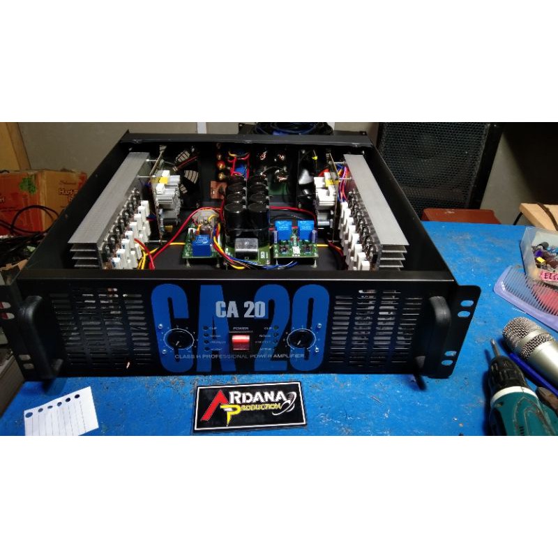 Power Amplifier Rakitan Tanpa Trafo