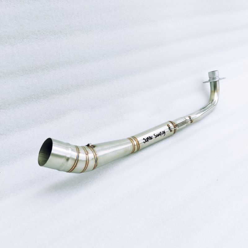 leheran knalpot vega jupiter revo grand prima supra shogun smash pipa leher knalpot racing revo fit 