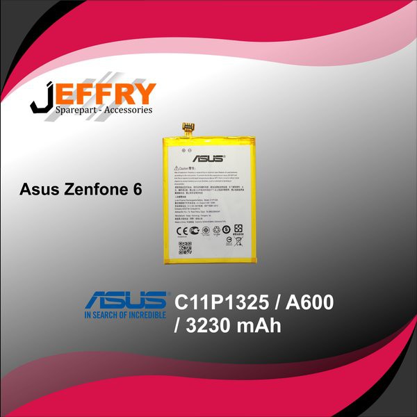 Miliki Baterai Batre Battery Asus Zenfone 6 Diskon