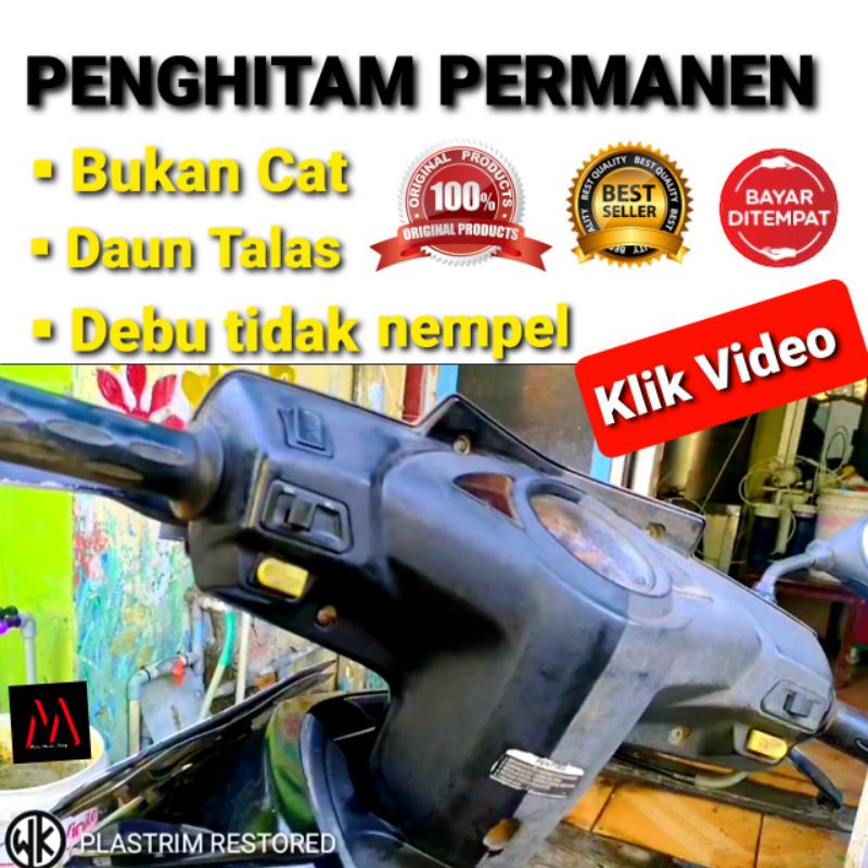 Penghitam permanen/Plastrim Restored/Dasboard/Spakboard/Body Kusam/Penghitam Body Motor